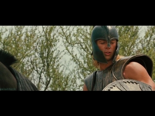 movie troy. episode. achilles vs. bagris