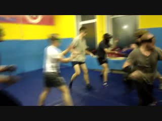 knife fights 0din vs 3 4, all armed