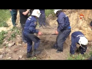 three teen were taken out of a buried cave near orel.